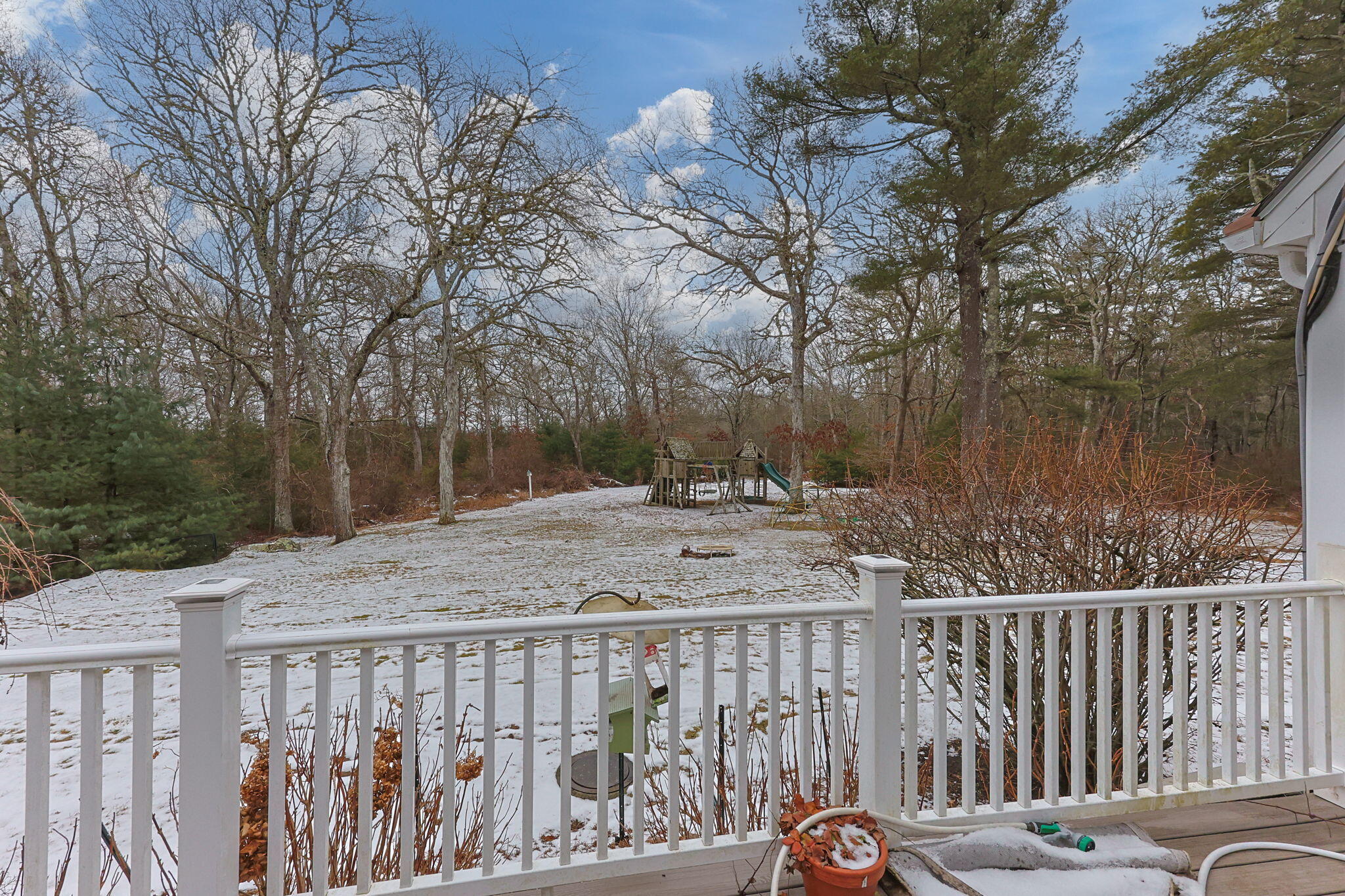 248 Great Neck Road Wareham, MA 02571 - Photo 46 of 54 a view of a wooden fence