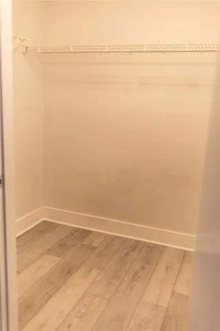 a view of a room with an empty space