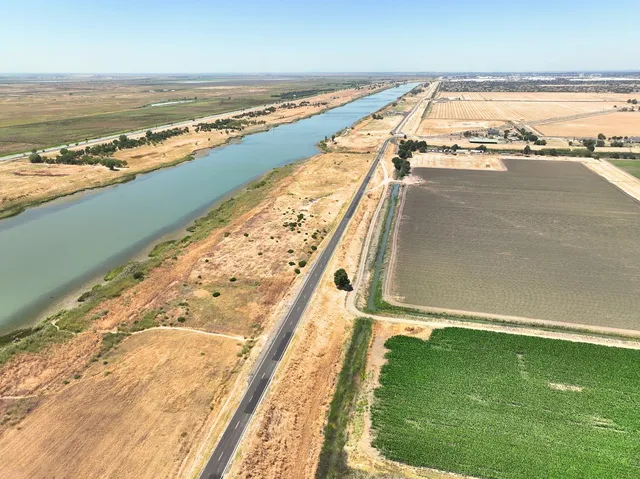 a view of an ocean and beach