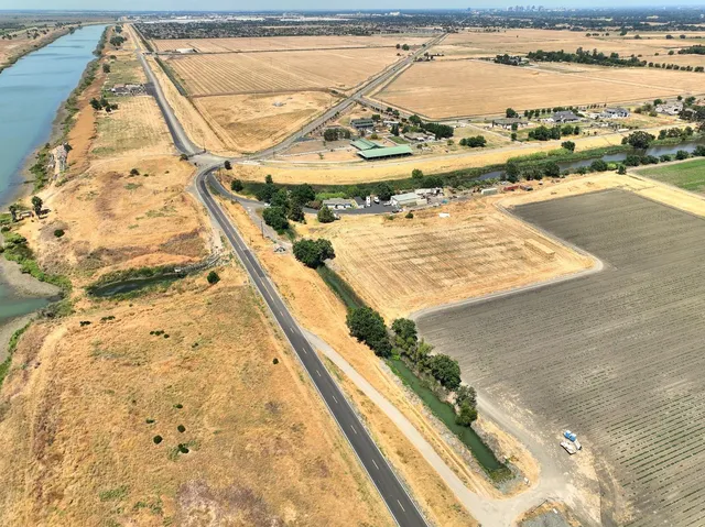 a view of an ocean and beach