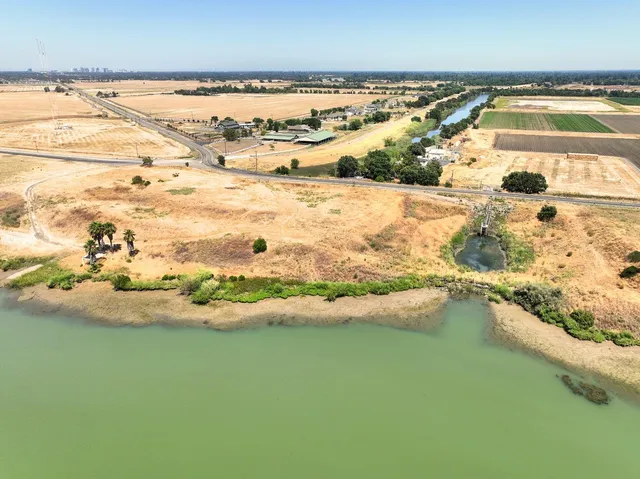 a view of an ocean and beach