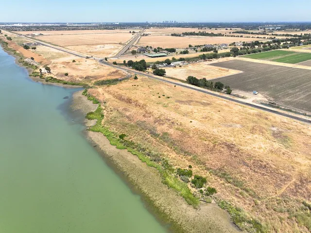a view of an ocean beach