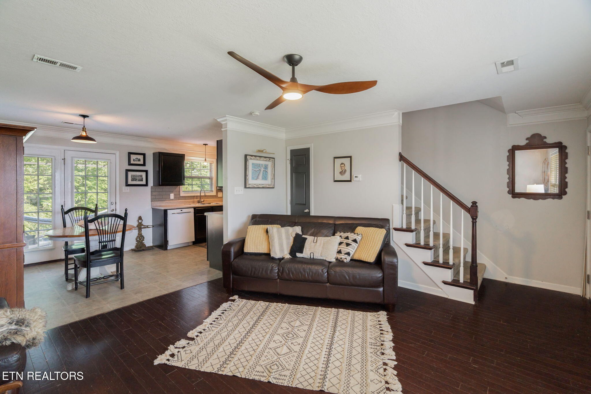 8431 Vessel Lane Powell, TN 37849 - Photo 13 of 46 a living room with furniture and a wooden floor
