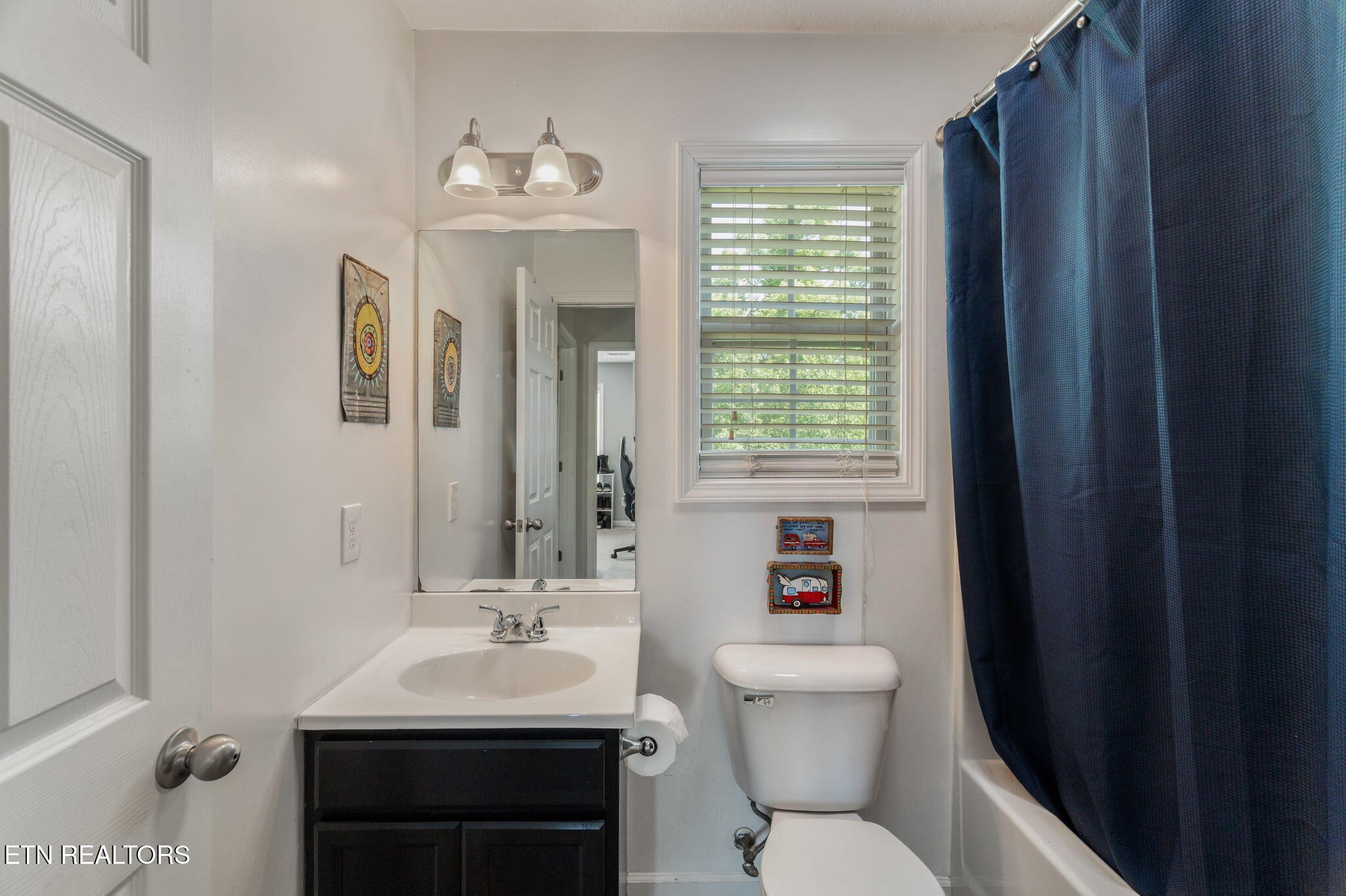 8431 Vessel Lane Powell, TN 37849 - Photo 34 of 46 a bathroom with a sink toilet and a mirror