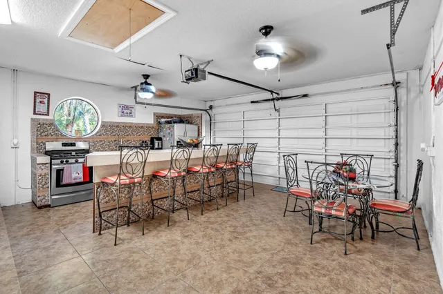 a room with storage and utility