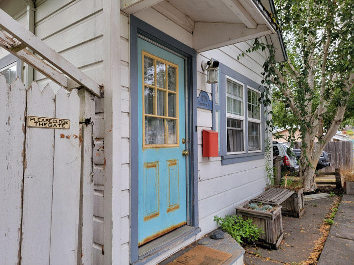 120 13th Street Arcata, CA 95521 - Photo 25 of 37 a front view of a house with outdoor seating