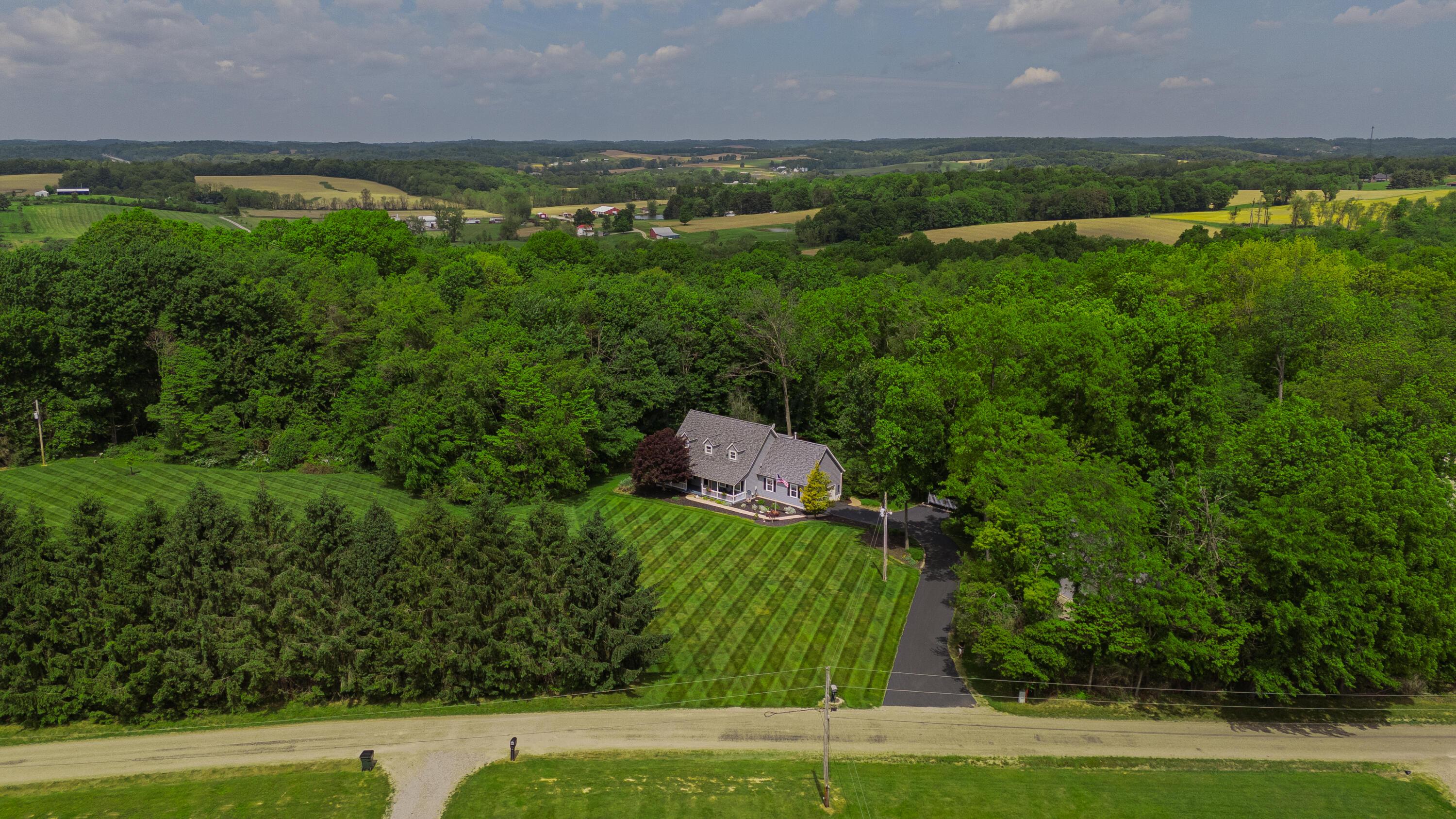 11557 Palmer Road Mount Perry, OH 43760 - Photo 60 of 68 Front Drone Street View