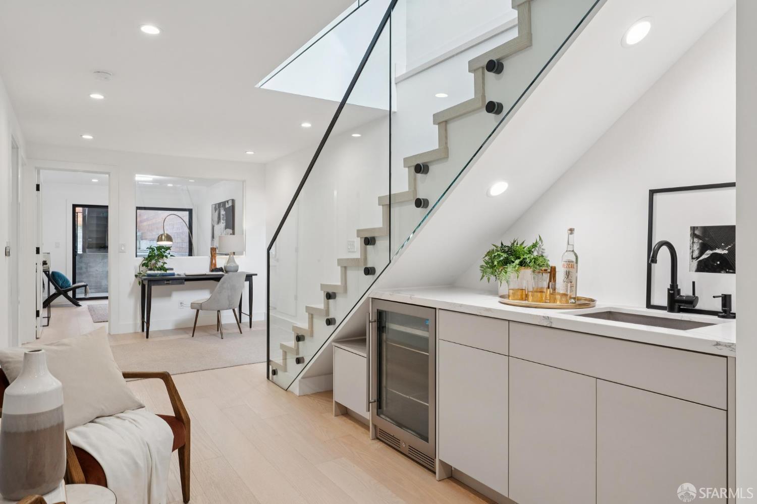 1726 30th Avenue San Francisco, CA 94122 - Photo 25 of 34 a kitchen with furniture and a potted plant