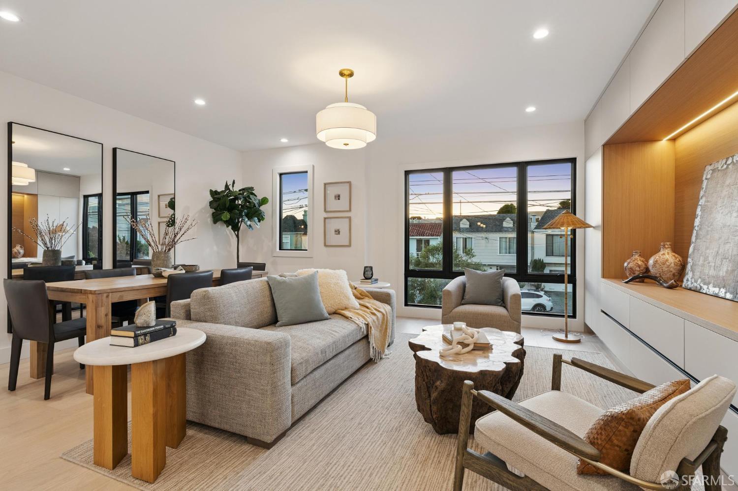 1726 30th Avenue San Francisco, CA 94122 - Photo 3 of 34 a living room with furniture and a large window