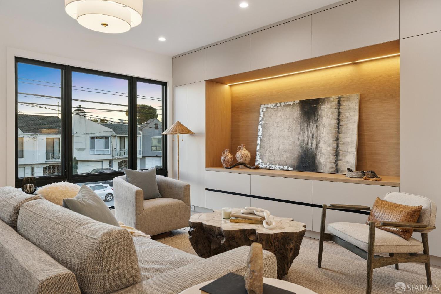 1726 30th Avenue San Francisco, CA 94122 - Photo 4 of 34 a living room with furniture and a large window