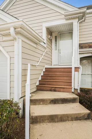 a view of a entryway of a house