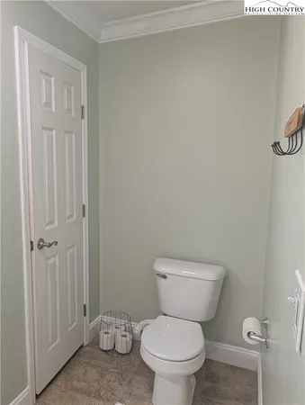 a a bathroom with a toilet