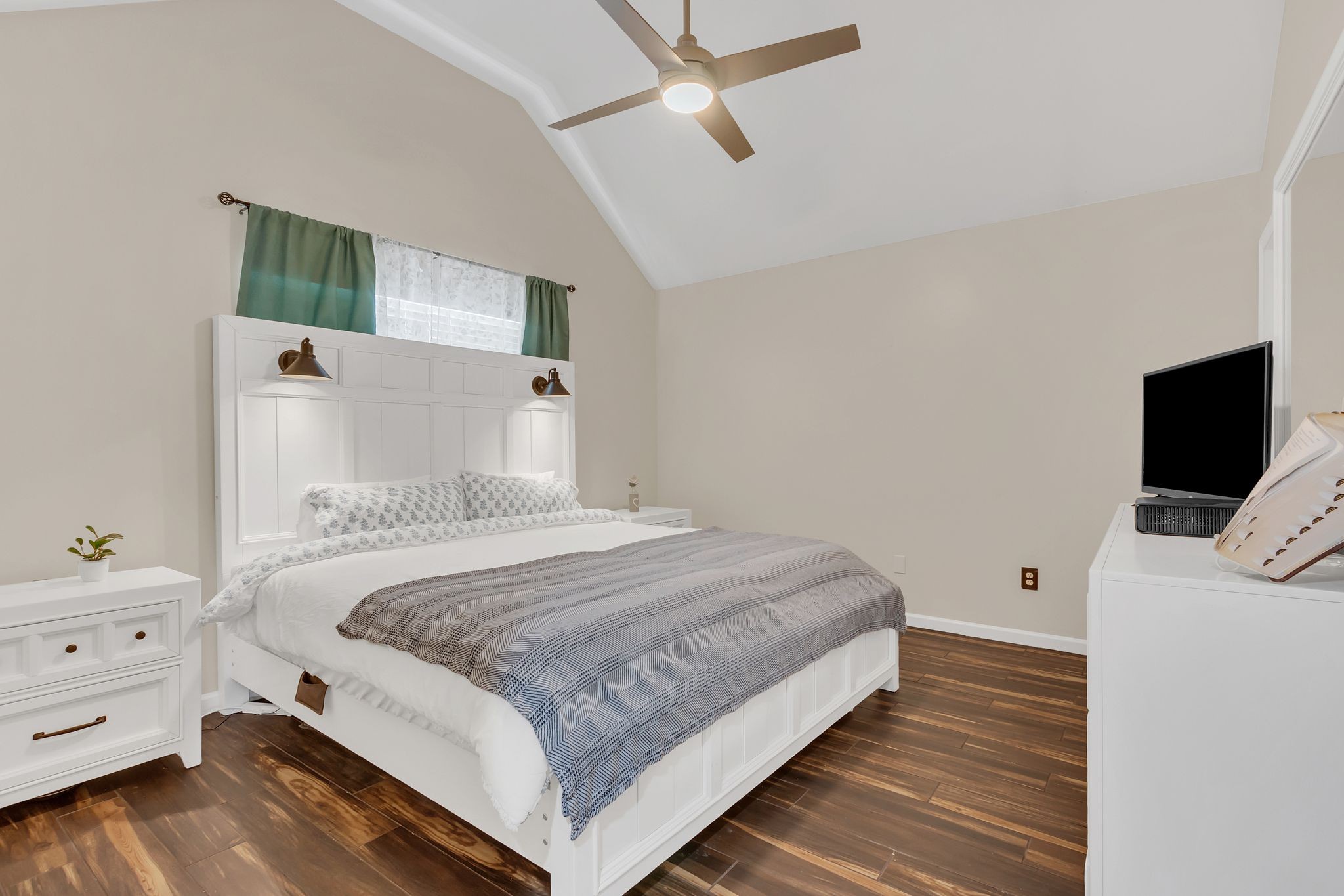 2032 Red Jacket Trace Spring Hill, TN 37174 - Photo 17 of 33 a bedroom with a bed and flat screen tv