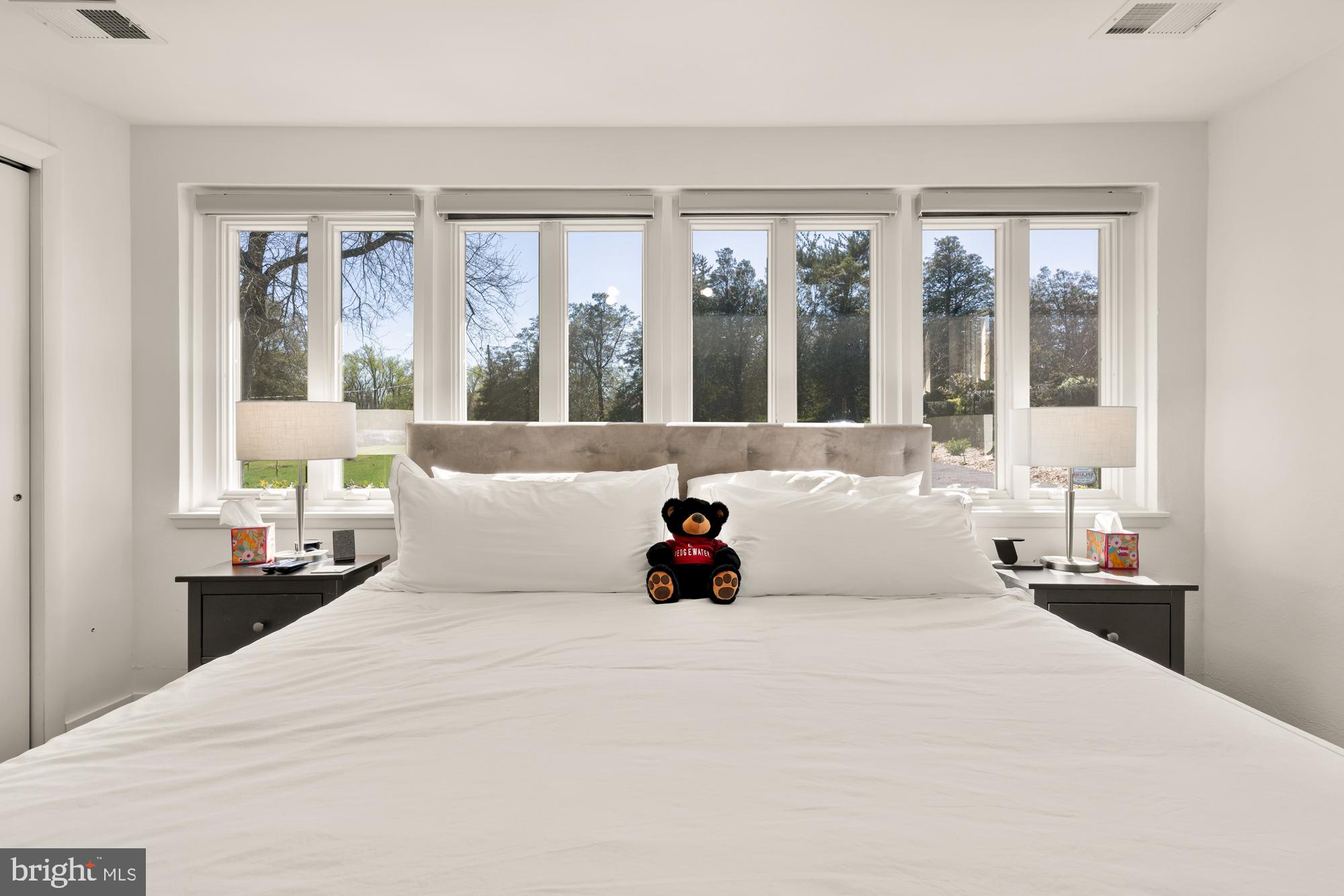 1736 Overlook Drive Silver Spring, MD 20903 - Photo 29 of 42 a bedroom with a large bed and a large window