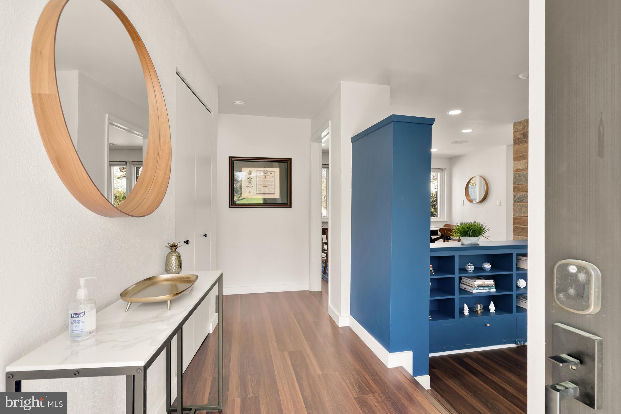1736 Overlook Drive Silver Spring, MD 20903 - Photo 9 of 42 a bathroom with a sink a mirror and a toilet