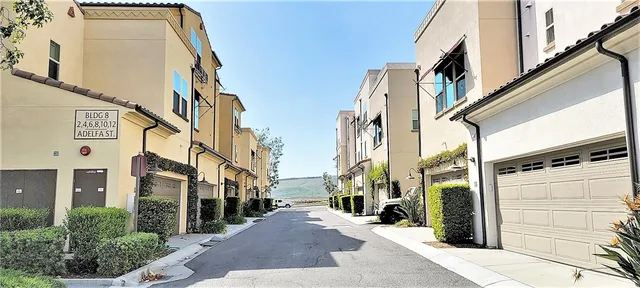 a view of a building with a yard