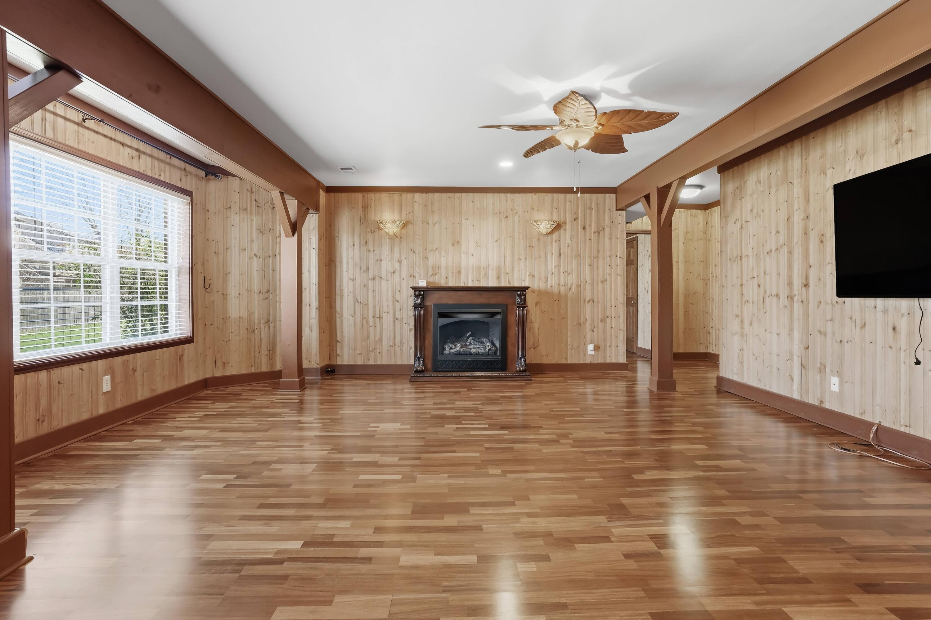 4357 Rivard Lane Lexington, KY 40509 - Photo 54 of 86 Open basement family room with fireplace