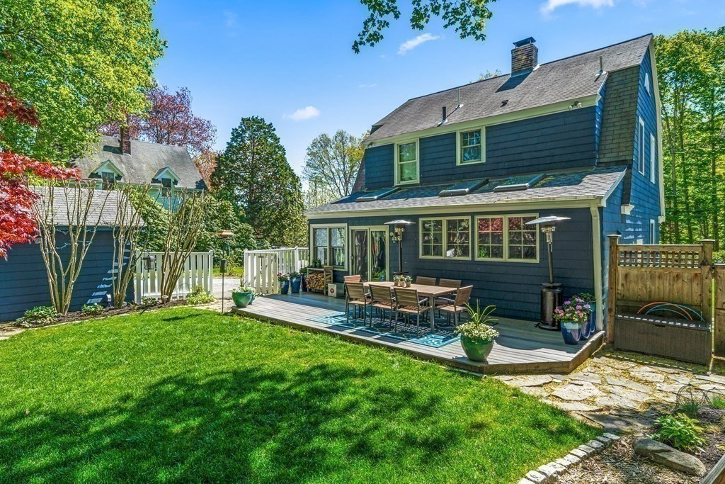 229 Weston Road Wellesley, MA 02482 - Photo 24 of 24 a view of a house with a yard porch and sitting area