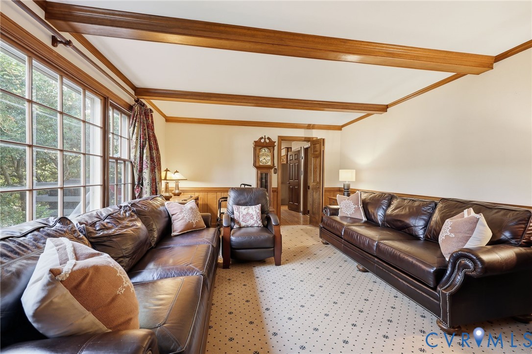 8216 Chainmaile Road North Chesterfield, VA 23235 - Photo 15 of 36 a living room with furniture and a large window