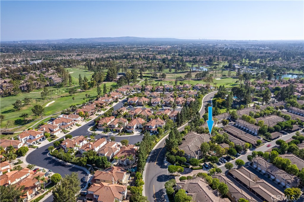 234 Gallery Tustin, CA 92782 - Photo 33 of 46 an aerial view of a city with lots of residential buildings