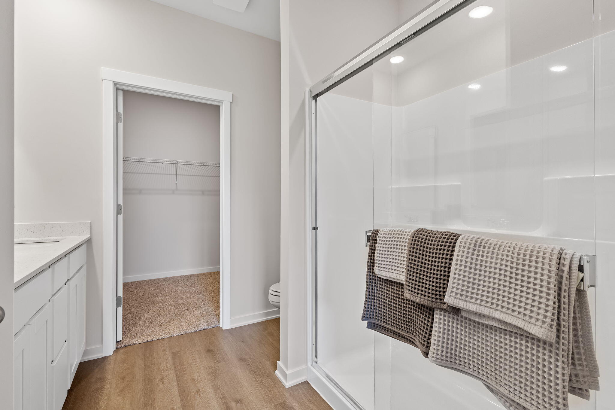 445 Bricker Street Hebron, IN 46341 - Photo 16 of 24 a view of room with furniture and wooden floor