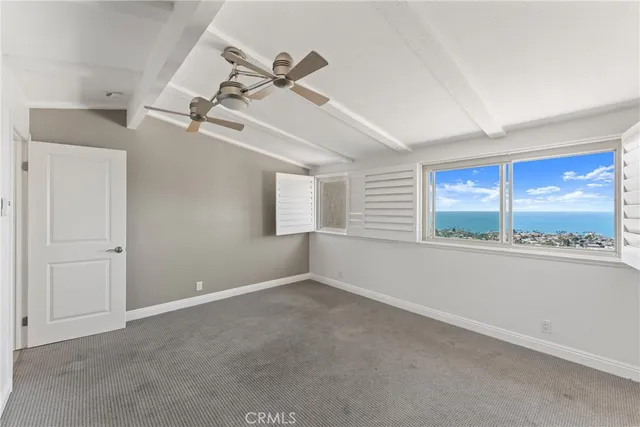 a view of a road from a balcony