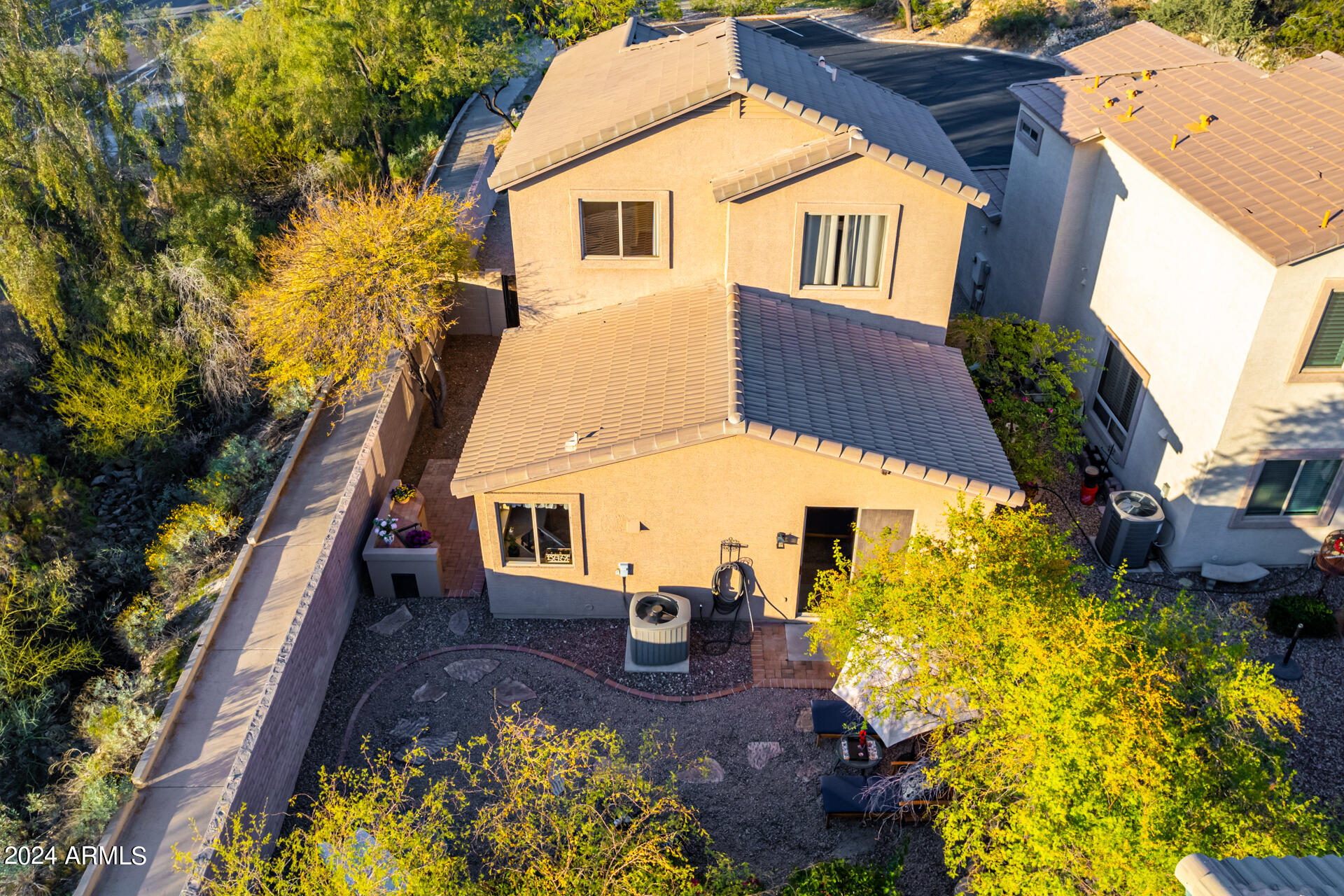 16602 South Magenta Road Phoenix, AZ 85048 - Photo 33 of 43 Drone View of Backyard