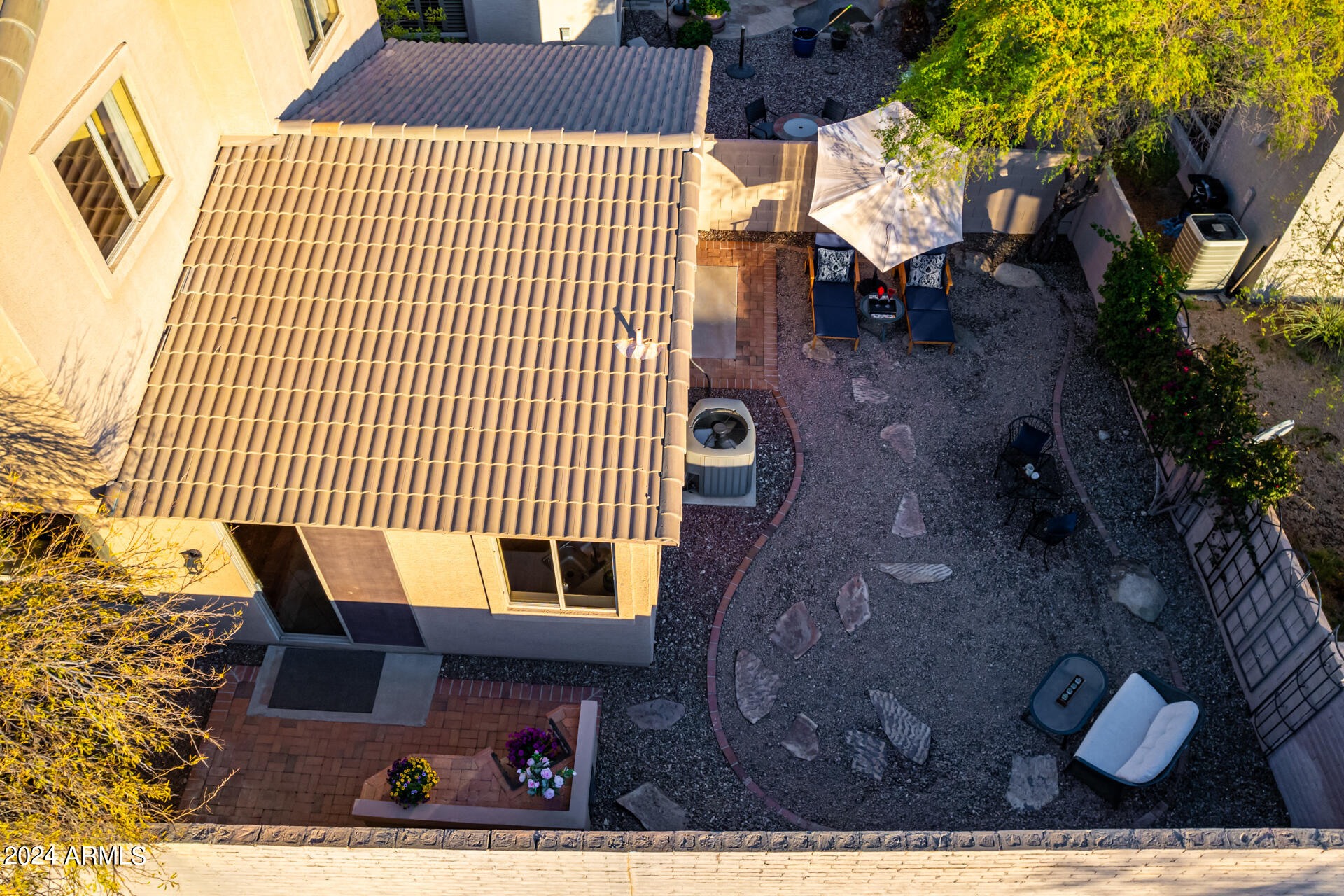 16602 South Magenta Road Phoenix, AZ 85048 - Photo 34 of 43 Birds Eye View of Backyard