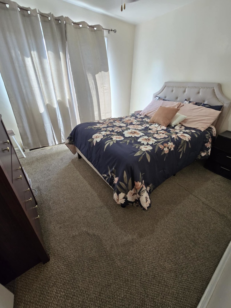 1101 Harlem Avenue, Unit 203 Oak Park, IL 60130 - Photo 16 of 58 a bed sitting in a bedroom next to a window