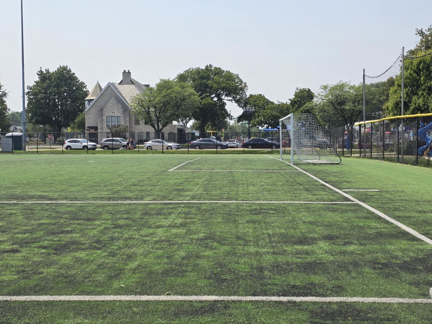 1101 Harlem Avenue, Unit 203 Oak Park, IL 60130 - Photo 40 of 58 a view of a field and basketball court