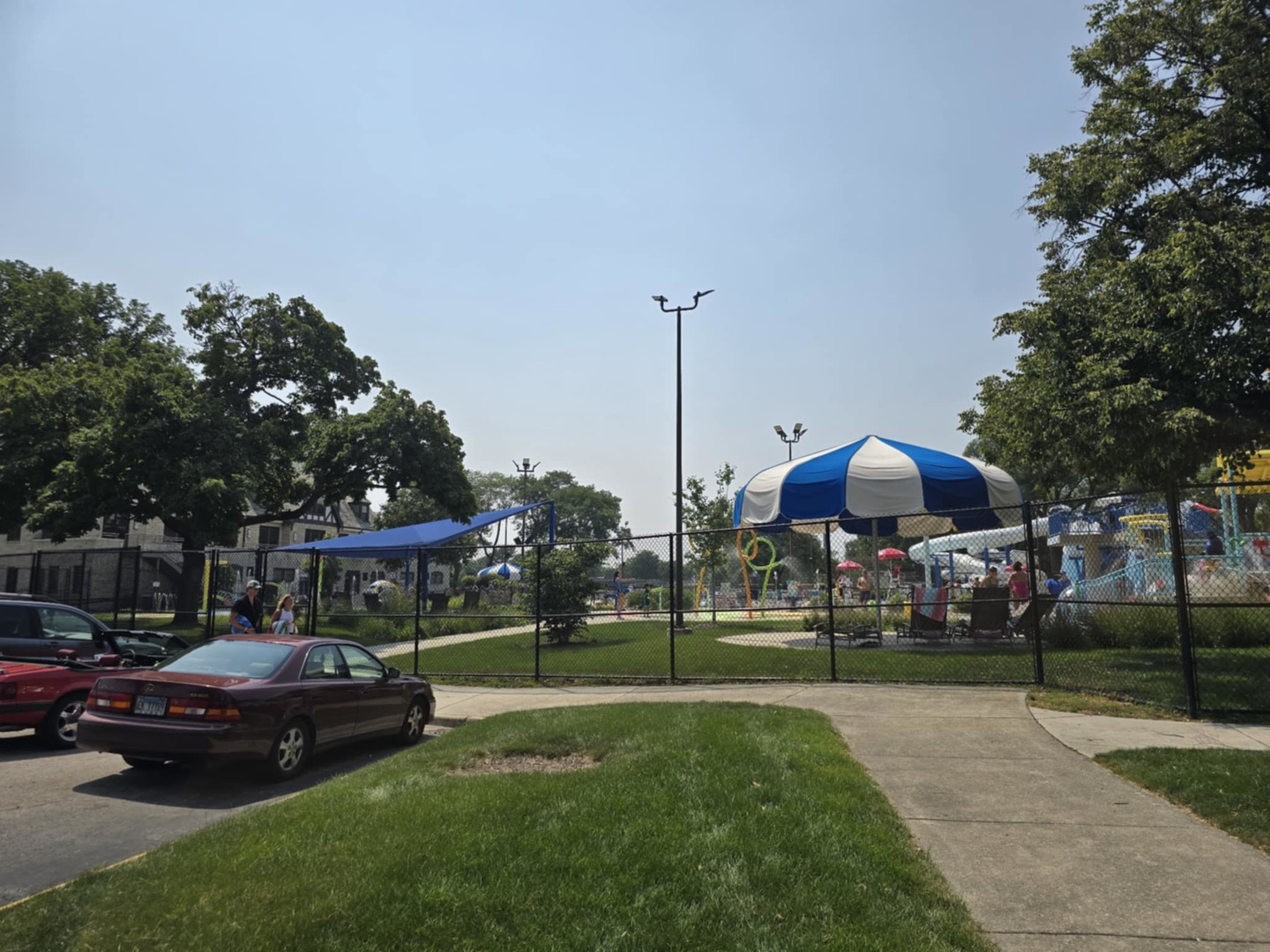 1101 Harlem Avenue, Unit 203 Oak Park, IL 60130 - Photo 44 of 58 a view of a park with bench and trees