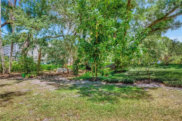 a view of yard with green space