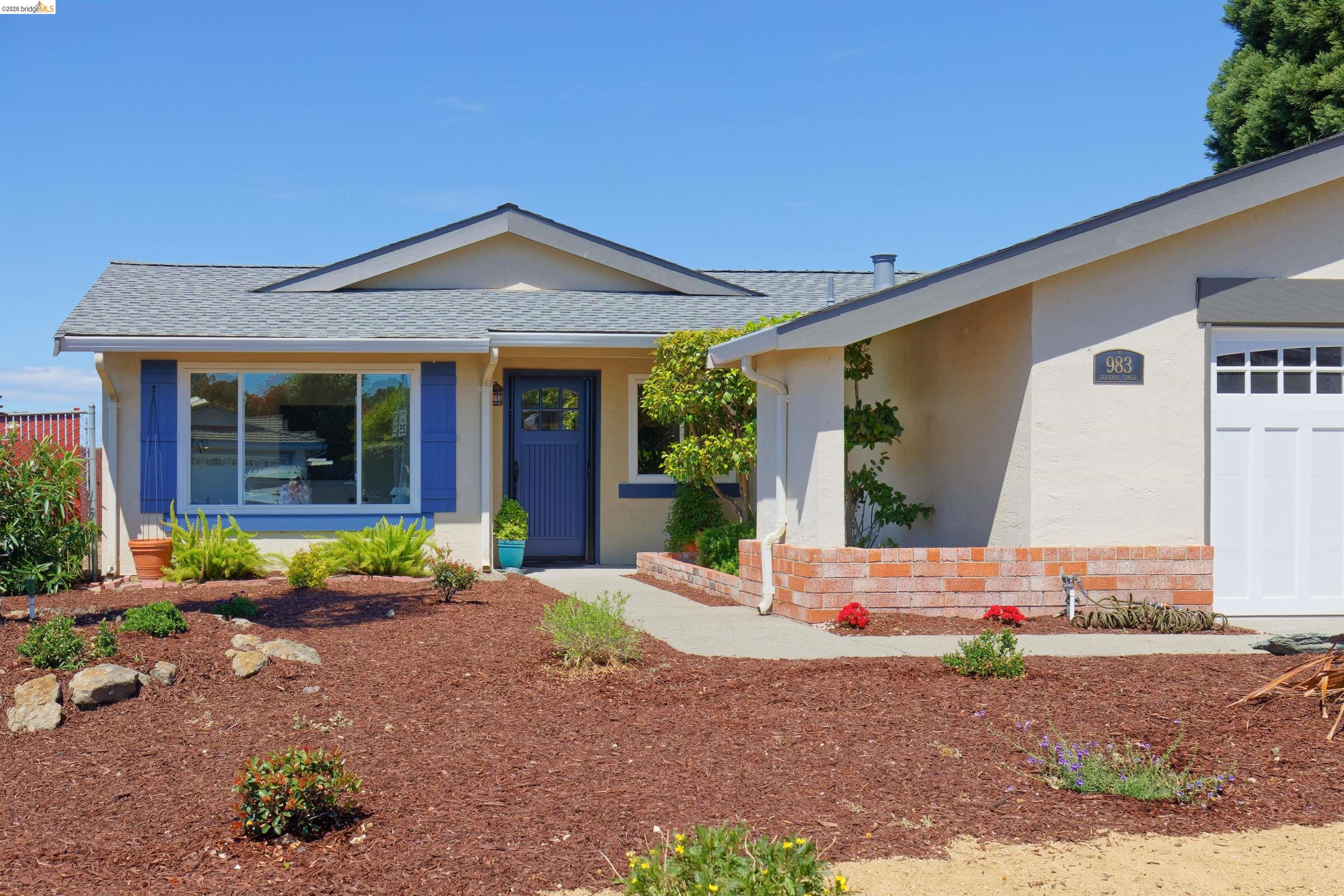 983 Seascape Circle Rodeo, CA 94572 - Photo 5 of 45 View of front facade featuring roof with shingles and stucco siding