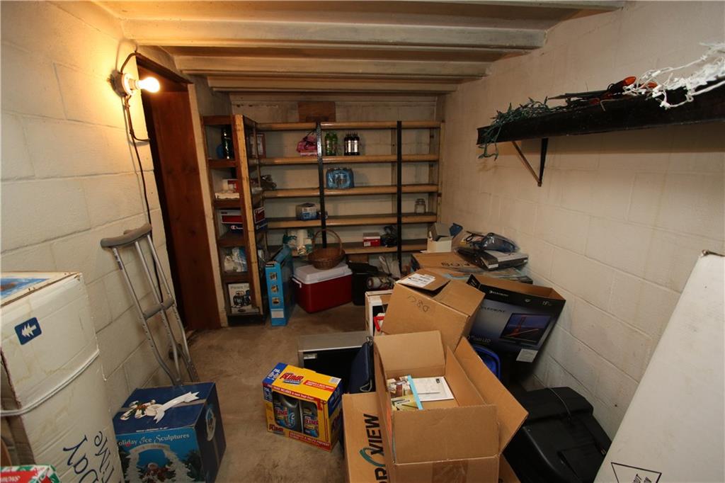 274 Castle Road Castle Shannon, PA 15234 - Photo 14 of 25 AWESOME 14x7 Storage Room w/ Shelves off Game Room