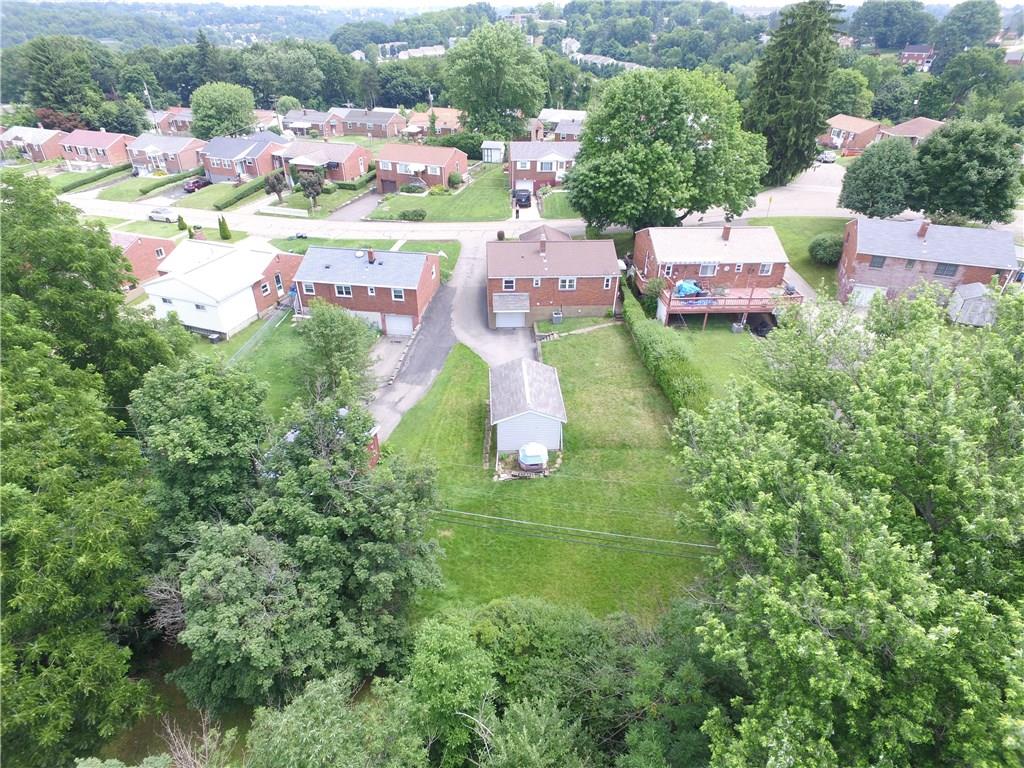 274 Castle Road Castle Shannon, PA 15234 - Photo 23 of 25 Aerial View of Mostly Level Lot situated on Wraparound One Way Street.... Low Traffic, Neighborhood use!!!
