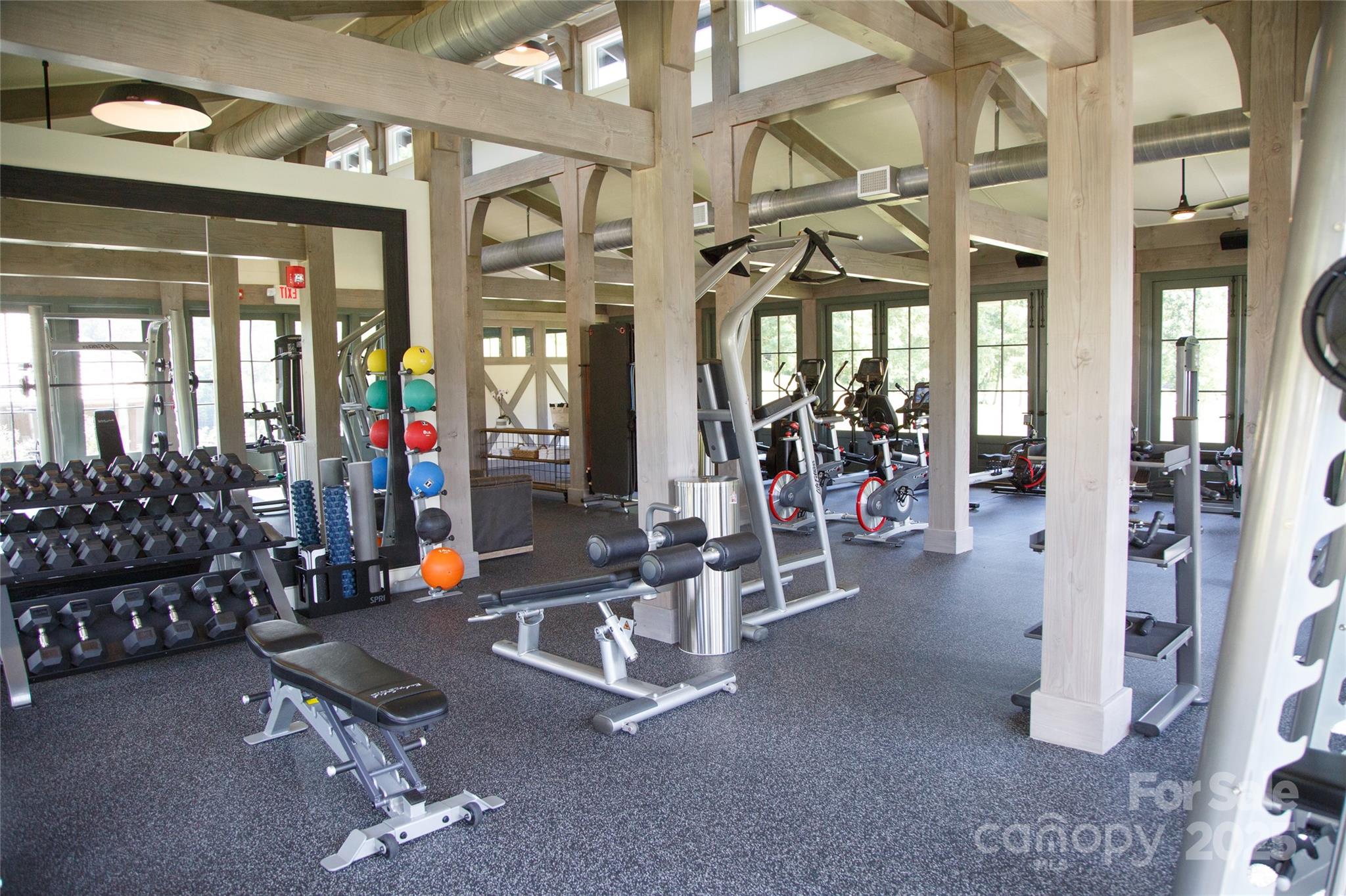 135 Lonesome Valley Road Sapphire, NC 28774 - Photo 41 of 46 a view of a room with gym equipment