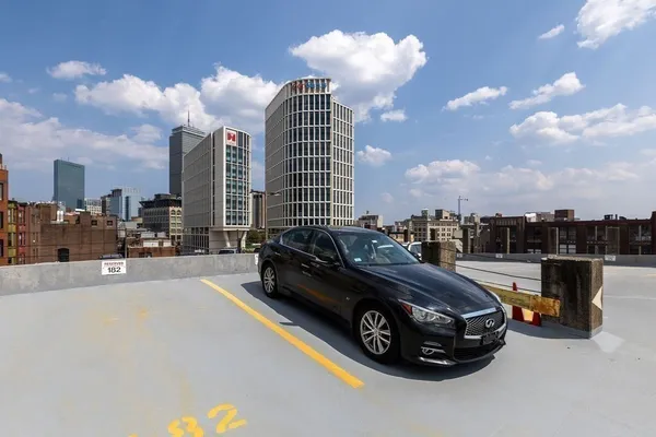 a view of a terrace with furniture