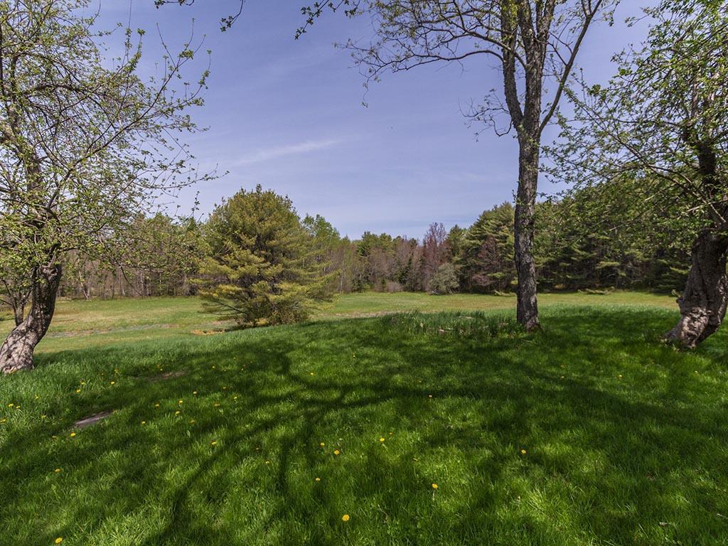 490 Mere Point Road Brunswick, ME 04011 - Photo 31 of 34 View of the back yard, fruit trees &...