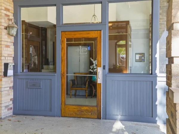 a view of living room and chair