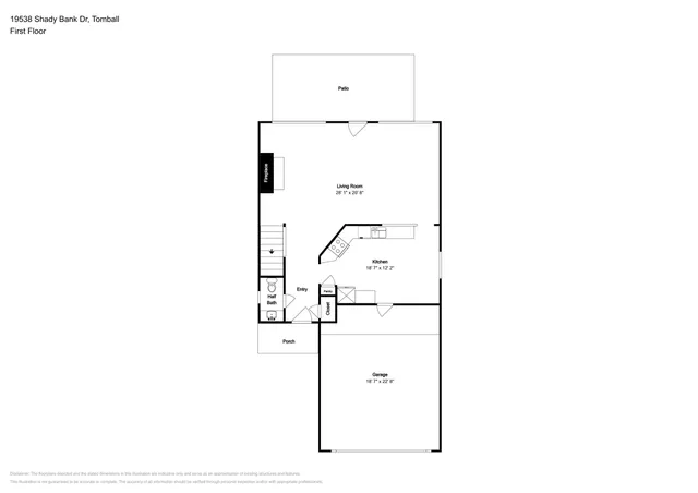$1,945 | 19538 Shady Bank Drive, Tomball, TX 77375