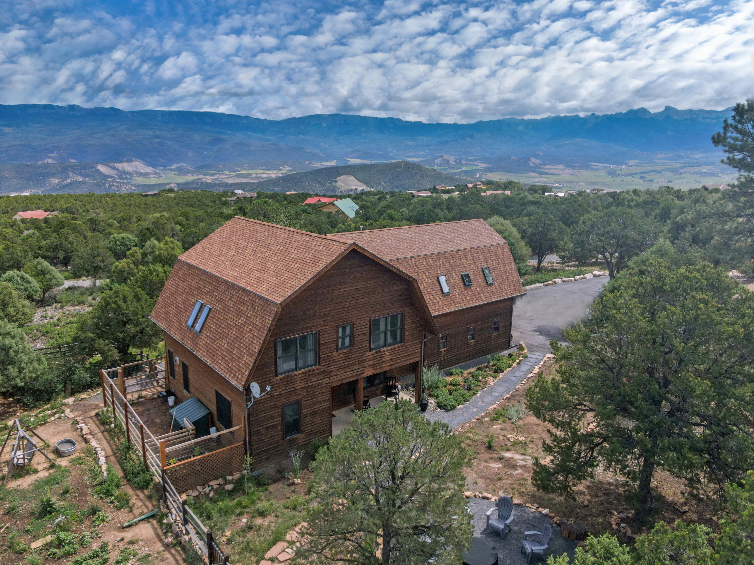 787 Pine Drive Ridgway, CO 81432 - Photo 13 of 42 an aerial view of a house with a yard