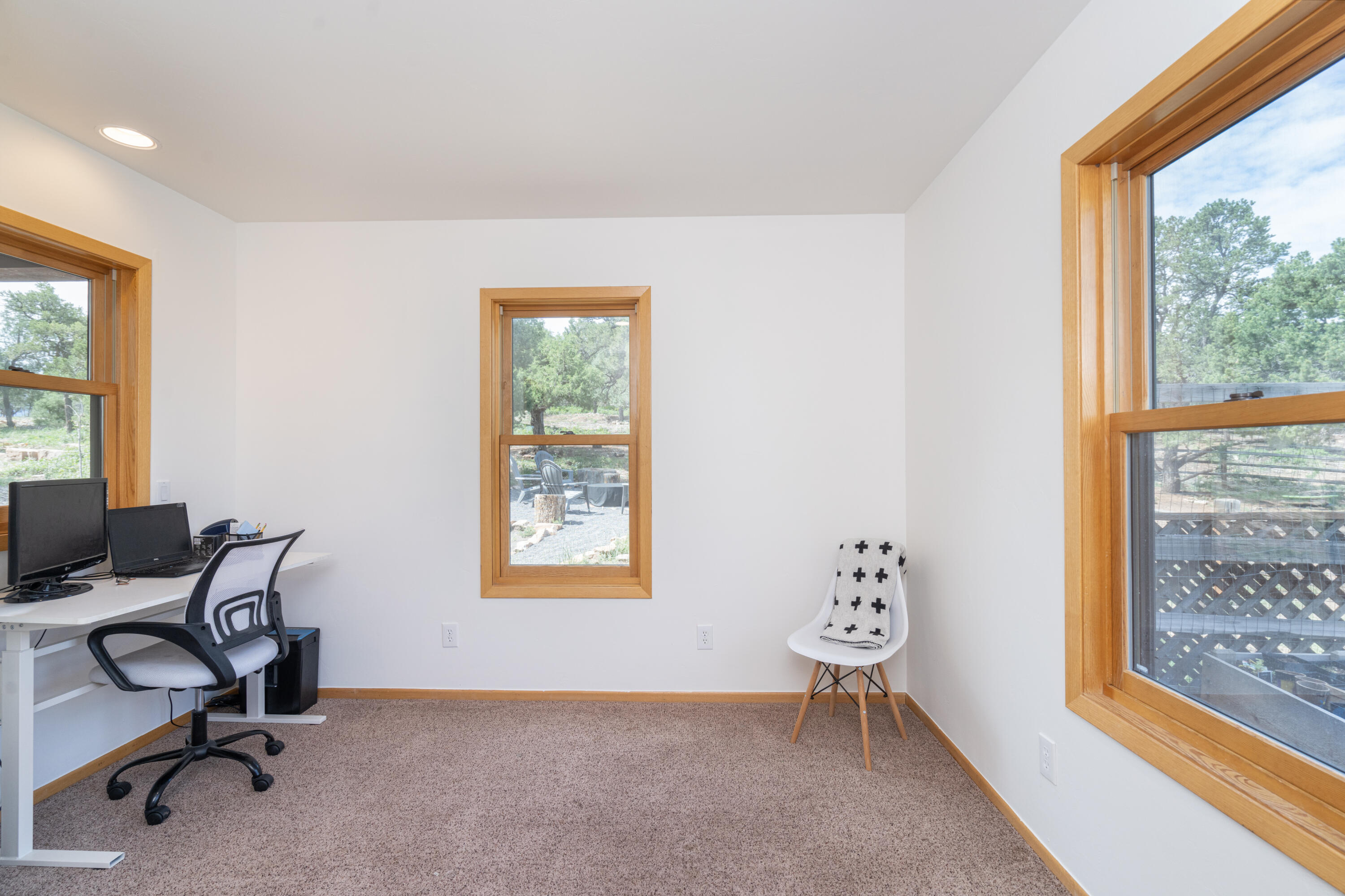 787 Pine Drive Ridgway, CO 81432 - Photo 16 of 42 a view of a workspace with furniture and a window