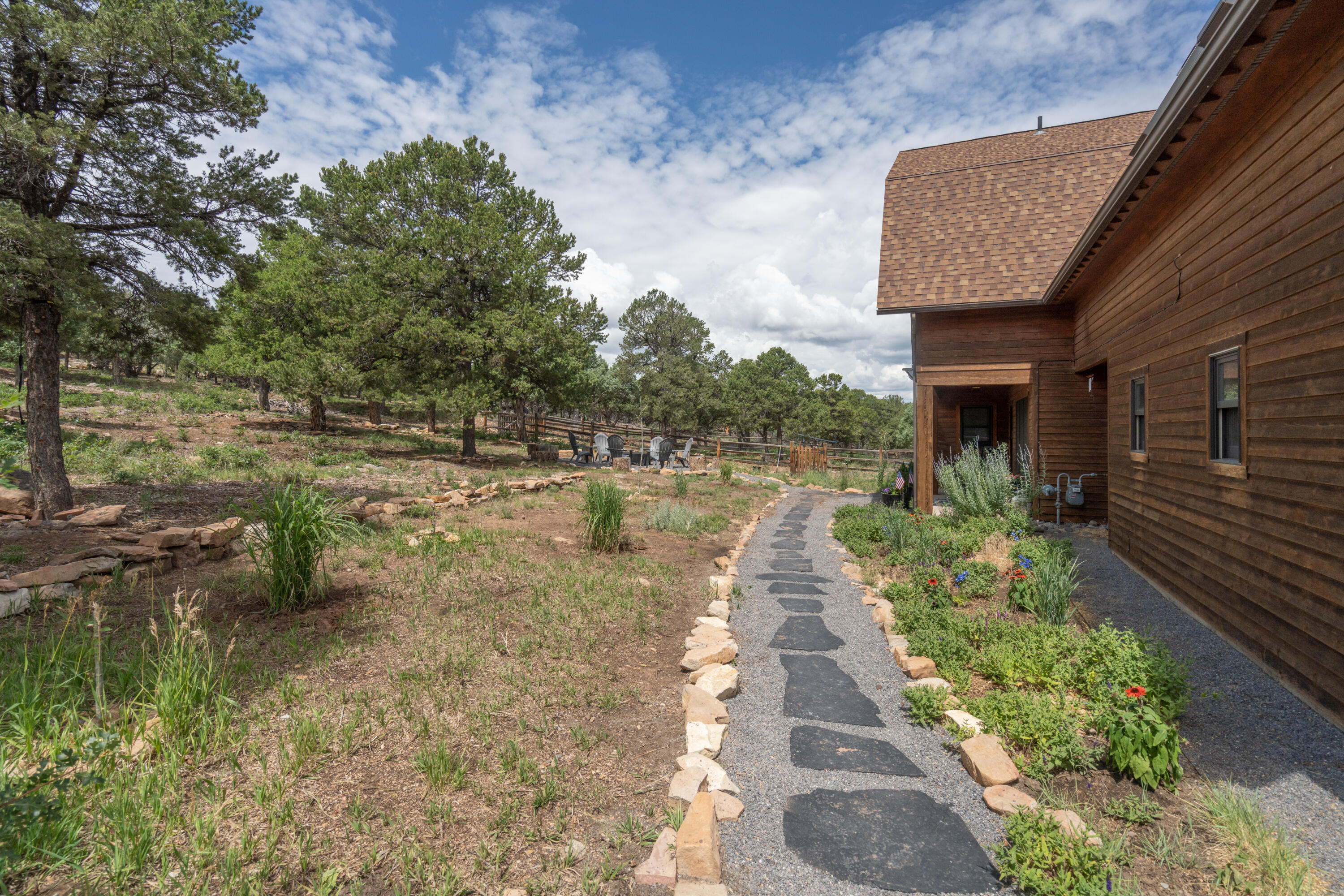 787 Pine Drive Ridgway, CO 81432 - Photo 29 of 42 a view of a pathway both side of house
