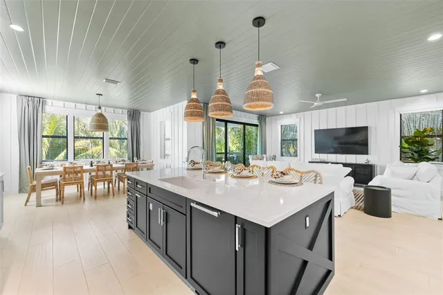 a view of a balcony with mountain view