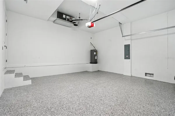 a view of a wrought iron gate