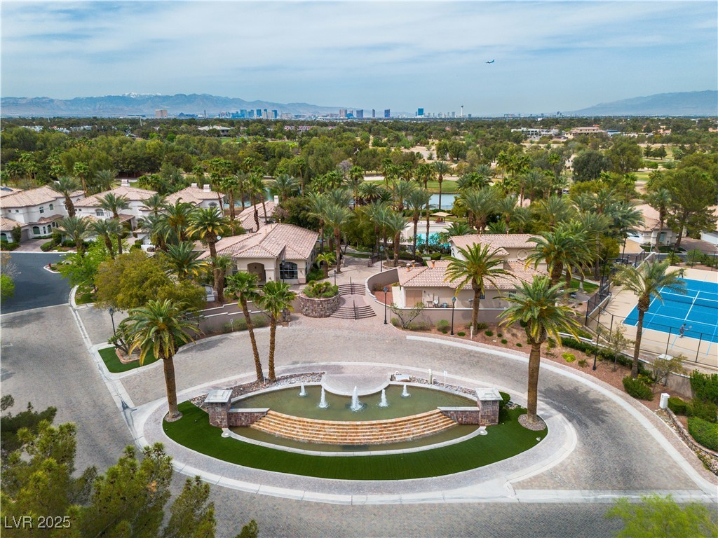 2050 West Warm Springs Road, Unit 1822 Henderson, NV 89014 - Photo 40 of 55 Aerial view featuring community features and a mountain view