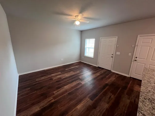 wooden floor in an empty room