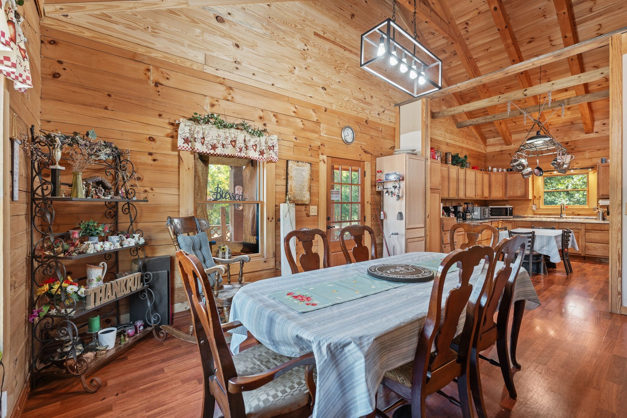 302 Faith Way Waynesboro, TN 38485 - Photo 9 of 99 a view of a dining room with furniture and chandelier