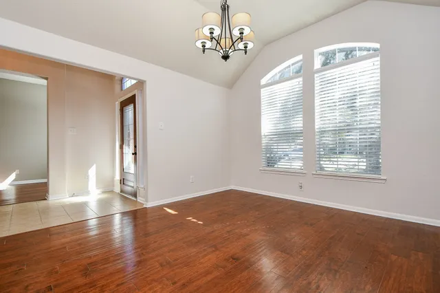 a view of livingroom with hardwood floor and window