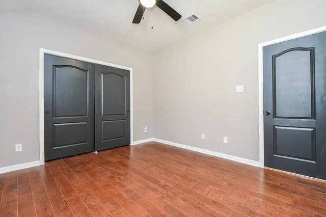 wooden floor in an empty room